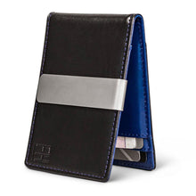 Load image into Gallery viewer, FHWA-5047 MONEY CLIP SLIM BLK/BLUE
