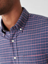Load image into Gallery viewer, Stretch Oxford Shirt 2.0 - Blue Red Hayes Check
