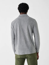 Load image into Gallery viewer, Towel Terry Long-Sleeve Polo - Fall Heather Grey
