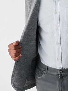 Inlet Knit Blazer - Medium Grey