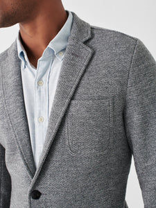Inlet Knit Blazer - Medium Grey