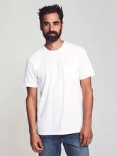Load image into Gallery viewer, Sunwashed Pocket Tee - White
