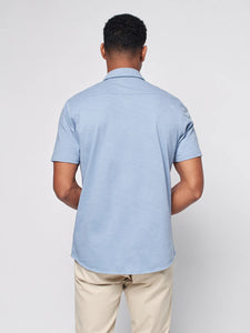 Short-Sleeve Knit Seasons Shirt - Mariner
