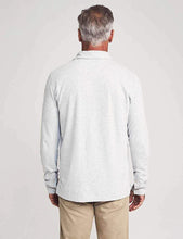 Load image into Gallery viewer, Reserve™ Pima Long-Sleeve Stripe Polo - Grey Heather
